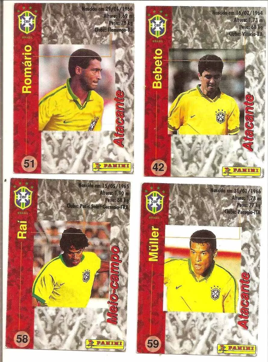 Cards Coca Cola - Copa 98 - Copa America 97 -  Tenho Muitos