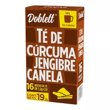 Té Doblett Cúrcuma Jengibre Canela 16 Sobres 19.2g