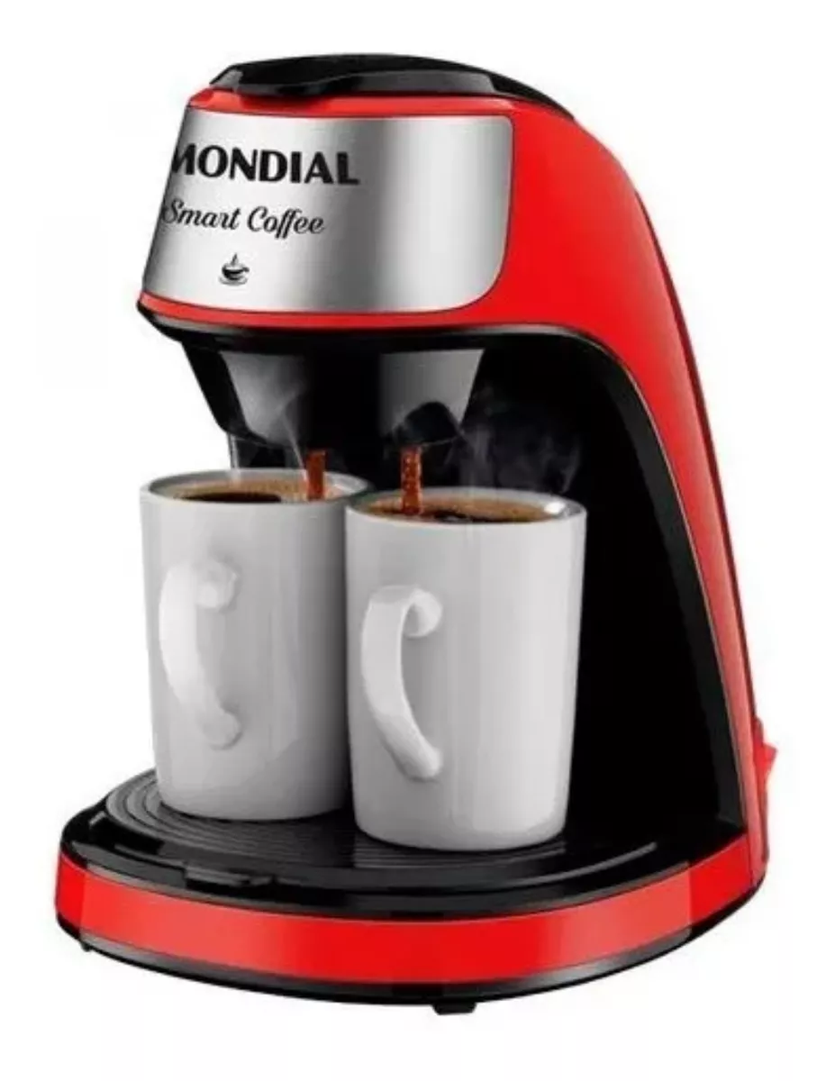 Cafeteira Mondial Smart Coffee C-42-2x Semi Automática Vermelha De Filtro 127v