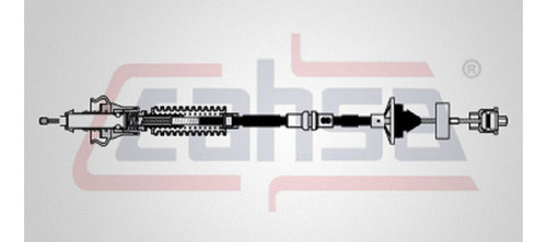 Chicote O Cable De Embrague Long 870mm Peugeot Partner 04-10 Foto 2