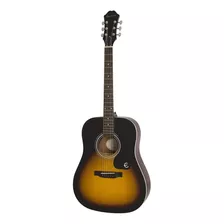 Guitarra Acústica EpiPhone Limited Edition Ft-100 Para Diestros Vintage Sunburst Brillante