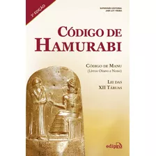 Livro Código De Hamurabi - Código De Manu (livros Oitavo E N