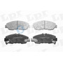 Balatas Honda Civic Hx Delanteras 1.7l Sohc 2001-2005