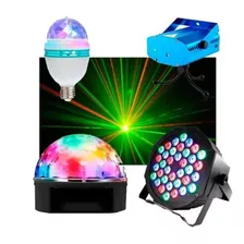 Set X2laser Multipuntos + Proton 36 Leds + Esfera Premium