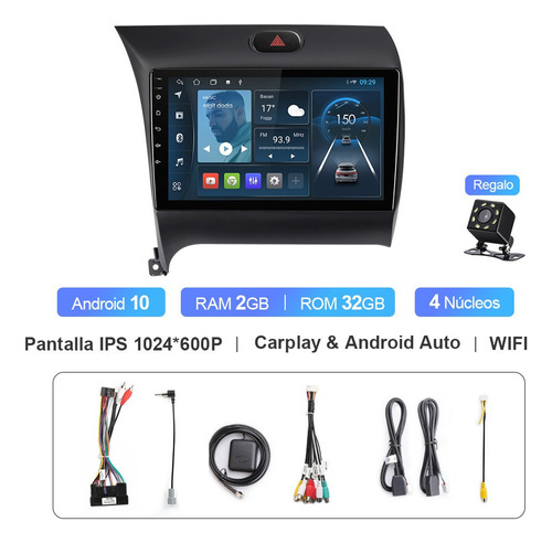 Carplay Estreo 2+32gb Para Kia K3 Cerato Forte 2013-2017 Foto 2