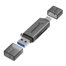 Sabrent Usb 3.0 Type-a And Type-c Otg Card Reader