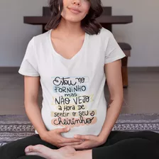 Blusa Camiseta Gestante Dia Das Mães Revelação Presente Top 