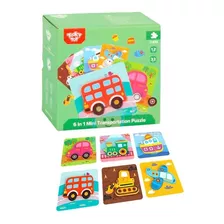 Tooky Toy Puzzle Para Niños Transportes