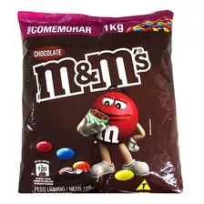 M&m's Confeito Chocolate Ao Leite 1kg Mars - Mm's