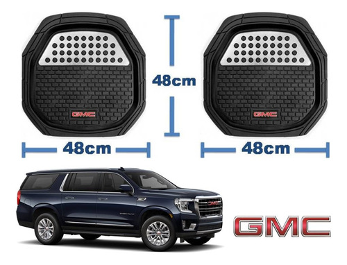 Tapetes 3d Logo Gmc + Cubre Volante Yukon Denali Xl 21 A 23 Foto 5