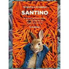 20 Invitacion Peter Rabbit Conejo Cumpleaños Infantil