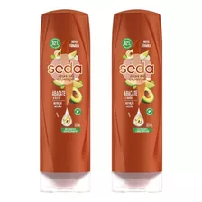 Condicionador Seda 325ml Abacate E Karite-kit C/2un