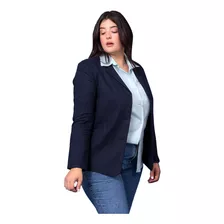 Blazer Formal De Sarga Mujer Talles Grandes