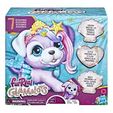 Peluche Furreal Glamalots Sirenita Color Lila