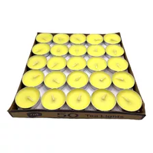 Velas Flotantes / Tealight Pack 50 Unidades Color Amarillo