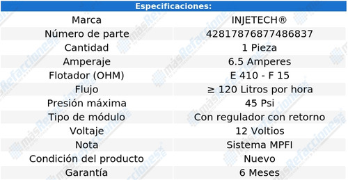 Bomba Gasolina Para Toyota Tacoma 6cil 4.0 2007 Foto 2