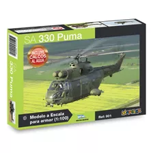 Puma Sa 330 Helicóptero Escala 1/100 Colección Modelex