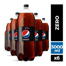 Pack 6 Bebida Pepsi Zero 3litros
