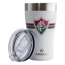 Copo Térmico Arell Fluminense Branco Para Bebidas Luxo 500ml