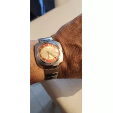 Reloj Pulcera Mecánico Funciona Bien! A Cuerda De Los 70