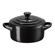 Mini Cocotte Cerâmica 250ml Oficial Le Creuset - Black Onix