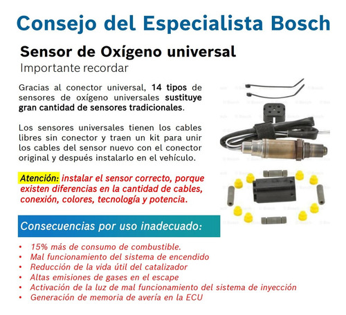 Sensor Oxigeno Mazda 3 323 6 Mpv Mx5 Rx8 Bosch Foto 3