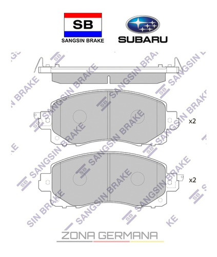 Pastillas Freno Subaru Forester- Xv 2.0- Subaru Impreza Foto 4