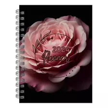 Planner Rose Semanal 2024 Datado Ou Permanente