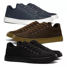 Sapatos Sapatenis Casual Em Kits De 3 Unidades Preço Bom-