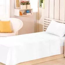 Jogo Cama Solteiro Premium Plus 100%algodão Branco Admirare