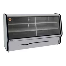 Balcão Refrigerado Toop 180cm 2 Pista Fria Vitrine Expositor