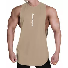 Simple Playeras Hombre Deportiva Gym Spandex Tank Top Fit 