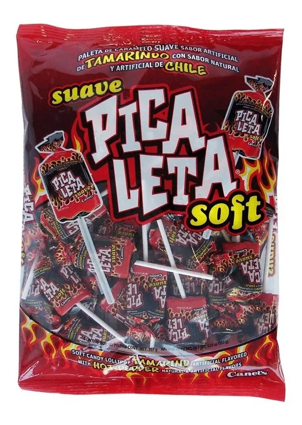 Chupeta Mexicana Caramelo Suave Picante Pi - g a $1