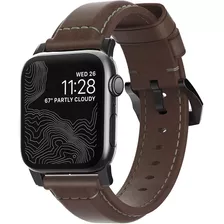 Correa Cuero Nomad Compatible Con Apple Watch 38mm Marrón