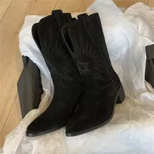 Botas Vaqueras Tipo Western Para Mujer Con Punta Puntiaguda