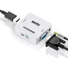 Adaptador Conversor Vga Para Hdmi Com Som Áudio Vga-hdmi 