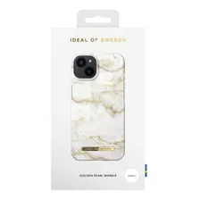 Funda iPhone 13 Ideal Of Sweden Golden Pearl Marble
