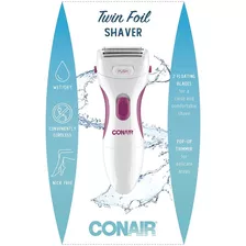 Aparador/depilador Feminino Conair Twin Foil Shaver Imp Usa