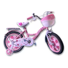 Bicicleta Infantil Feminina Rosa Aro 14 Freios V-brakes