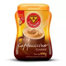 Mistura Para Preparo De Cappuccino 3 Corações Clássico 400g