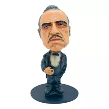 Boneco Vito Corleone Poderoso Chefão Estátua Colecionável 