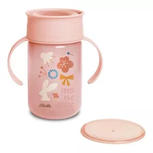 Vaso Aprendizaje Suavinex Forest 360° 340ml +12m Color Rosa