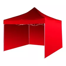 Gazebo Toldo Plegable Reforzado 3x3 Autoarmable Con Paredes