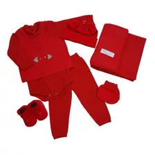 Conjunto Saida Maternidade Completa Recem Nascido Menina Kit