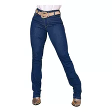 Calça Jeans Tradicional Feminina Country Destroyer