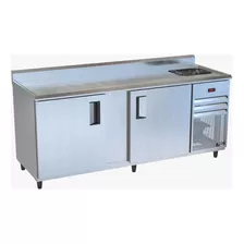 Balcão De Serviço Refrigerado Inox 2m 2 Portas Venâncio 220v