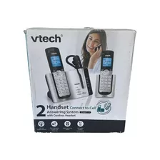 Vtech Telefone S/fio 2 Bases E Secretaria Eletrônica 