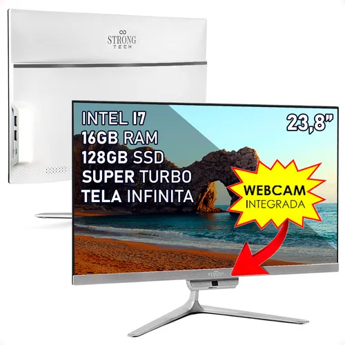 Primeira imagem para pesquisa de computador touch screen all in one i7 32gb 512gb preto ital