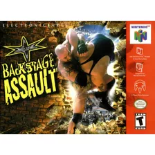 Wcw Backstage Assault N64 P/ Nintendo 64 Lacrado De Fábrica 