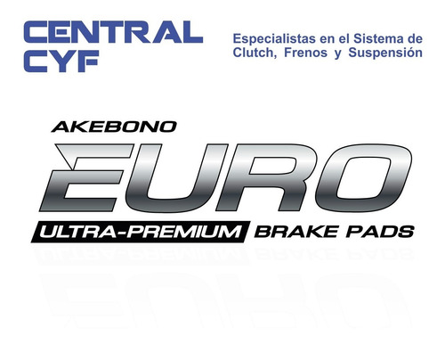 Balata Akebono Eur1107a Del Peugeot 207 Sw 2009 Foto 2